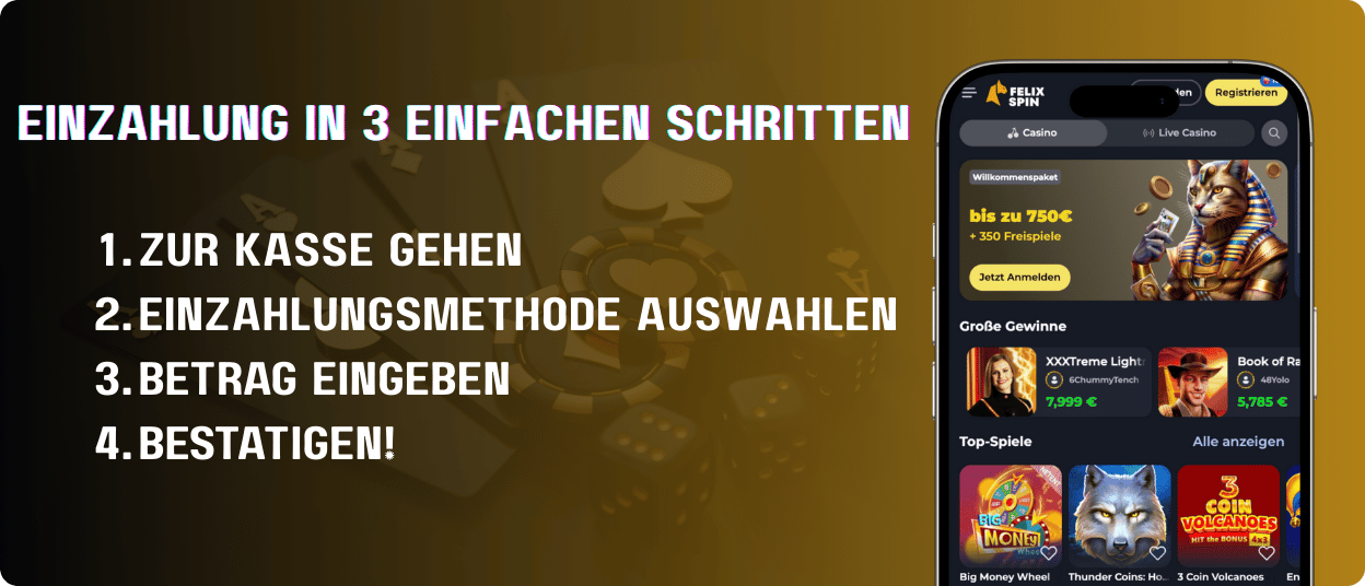 felix spin payment methods